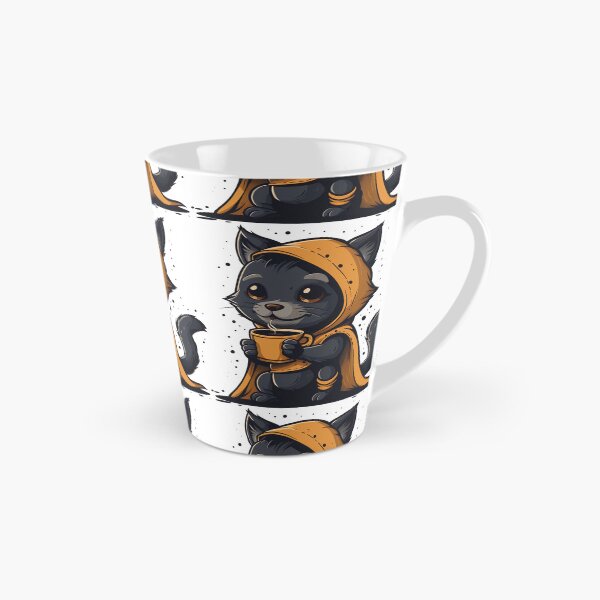 Item preview, Misty Morning Cat Monk with Tea designed and sold by dungeonwarriors.
