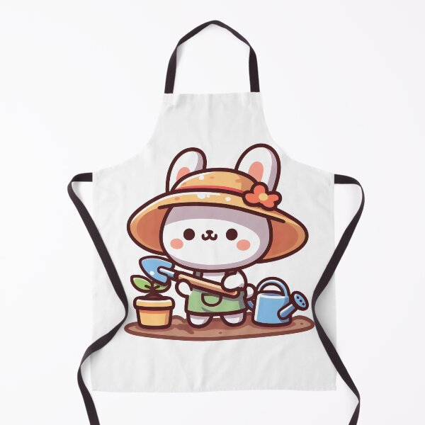 Item preview, Kawaii Rabbit With Sun Hat designed and sold by CanvasCutie.