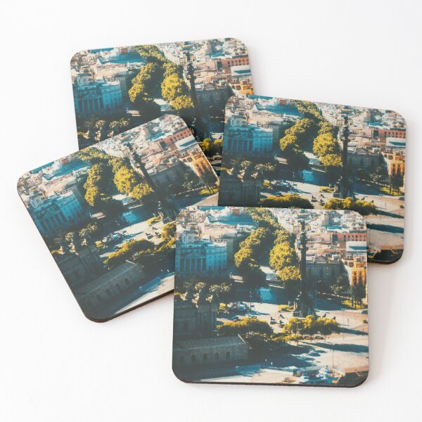 Item preview, La Rambla Barcelona | Retro Cityscapes designed and sold by Visitify.