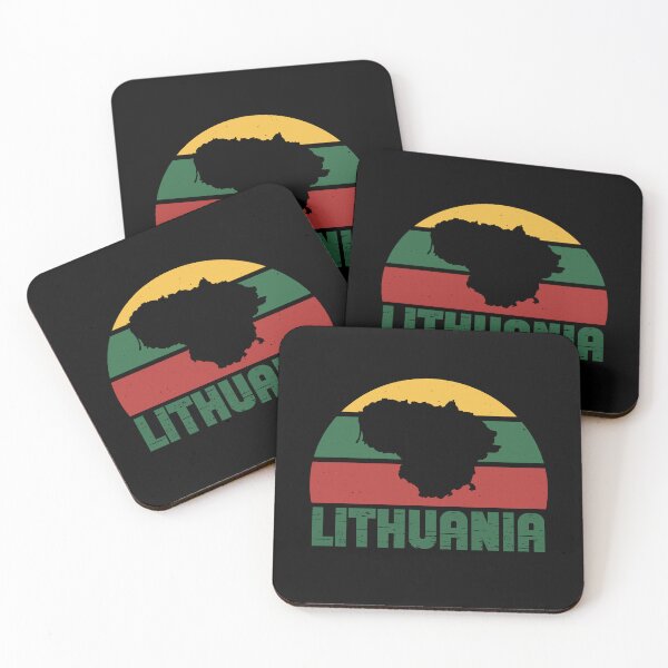 Artikelvorschau, Litauen, Landkarte, Flagge, Farben, Land, Lietuva, Grunge, Retro, Vintage entworfen und verkauft von Lelijo.