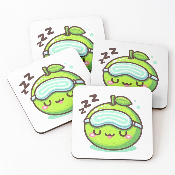 Item preview, Kawaii Lime With Sleeping Mask designed and sold by CanvasCutie.