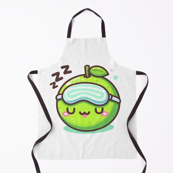 Item preview, Kawaii Lime With Sleeping Mask designed and sold by CanvasCutie.