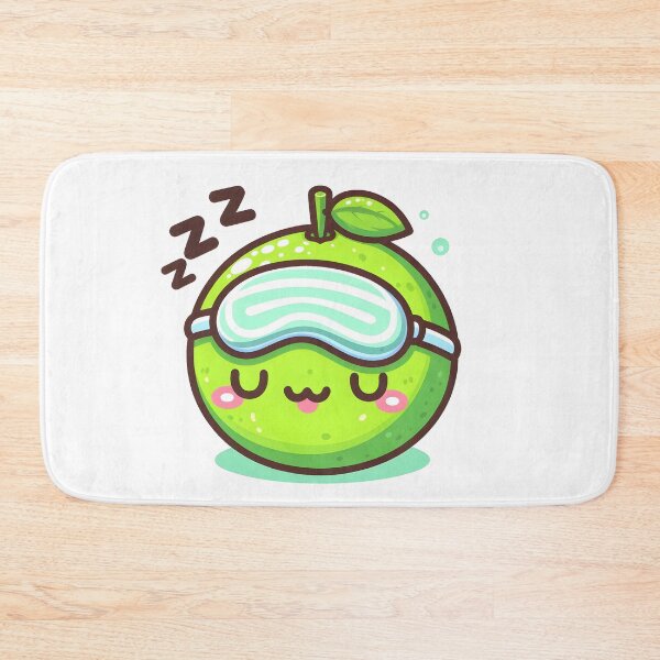 Item preview, Kawaii Lime With Sleeping Mask designed and sold by CanvasCutie.