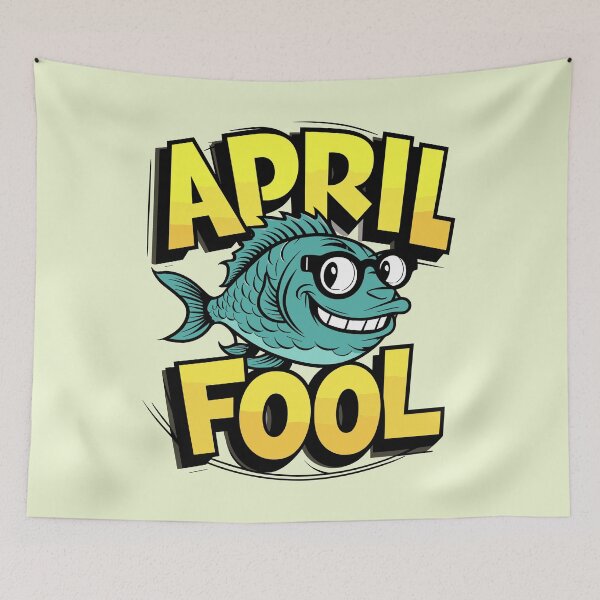 Item preview, Whimsical Aquatic Jester - Fishy April Fool's Day Illustration designed and sold by FebricFusion.