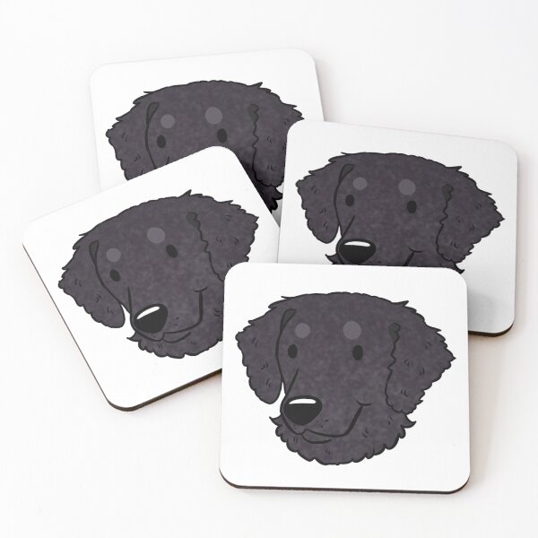 Item preview, Curly coated retriever dog face  designed and sold by Yaragold.