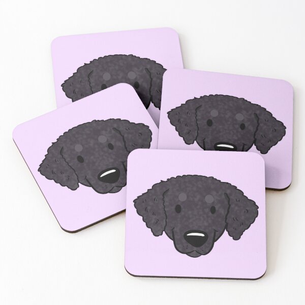 Item preview, Curly coated retriever dog face  designed and sold by Yaragold.