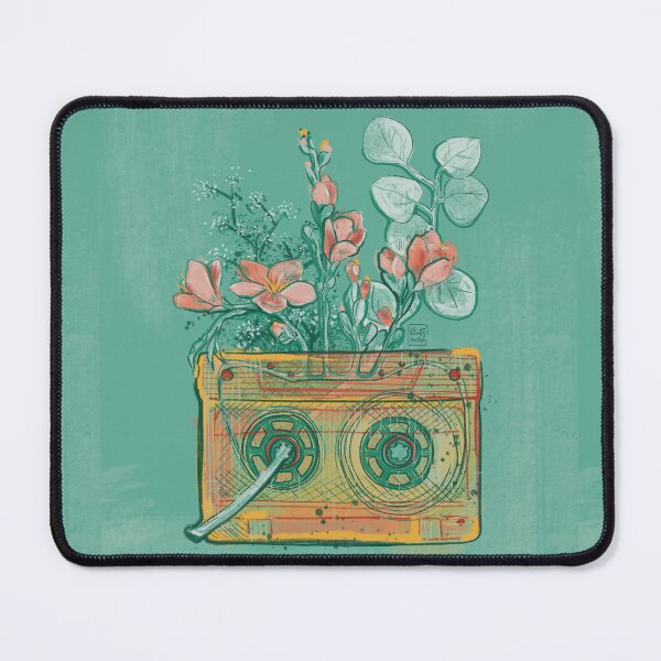 Item preview, Blooming Cassette Music Lover designed and sold by Illustrachel.