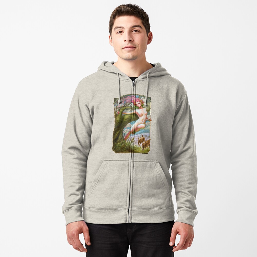 Item preview, Zipped Hoodie designed and sold by BohemianWeasel.