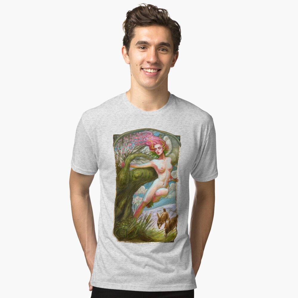 Item preview, Tri-blend T-Shirt designed and sold by BohemianWeasel.