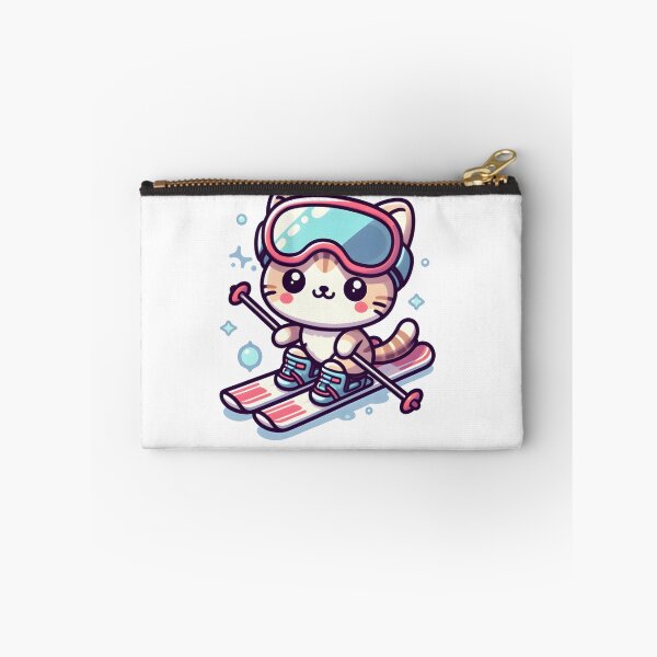 Item preview, Kawaii Kitten With Ski Goggles designed and sold by CanvasCutie.