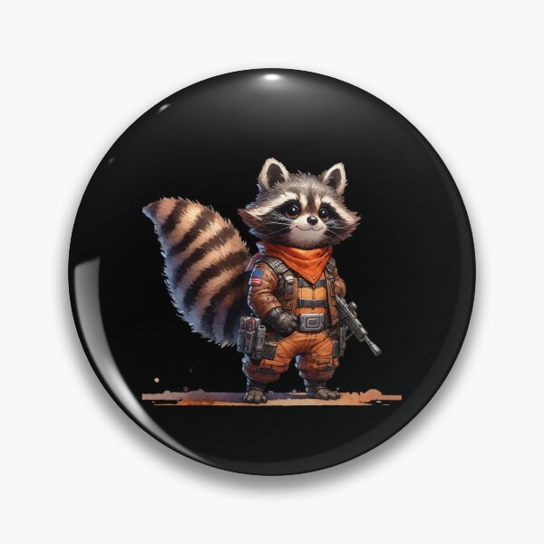 Item preview, Raccon the Space Rocket designed and sold by 93-Store.