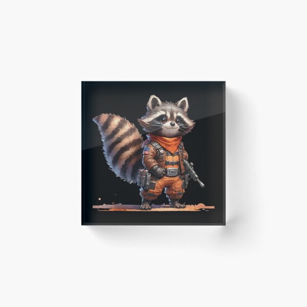 Item preview, Raccon the Space Rocket designed and sold by 93-Store.