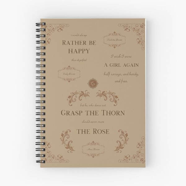 Item preview, Bronte Sisters (brown) designed and sold by ProsetoPrint.