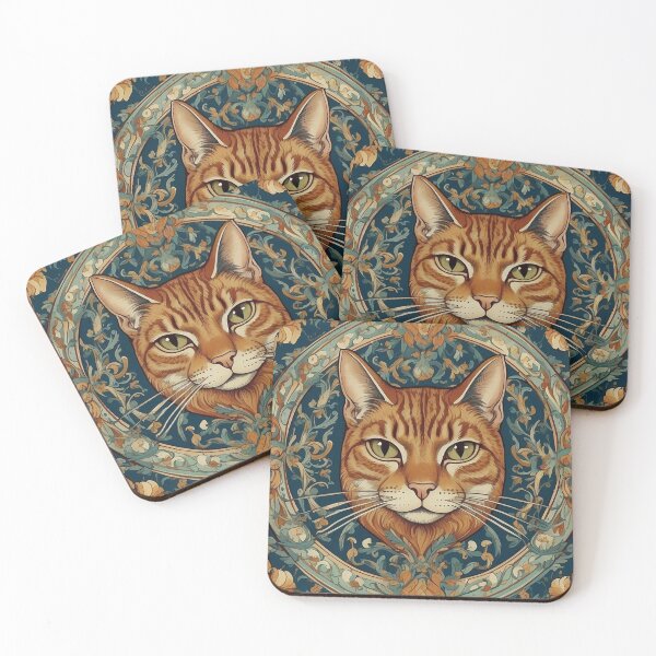 Item preview, Ornament Cat - The Smug designed and sold by ClassyCrap.