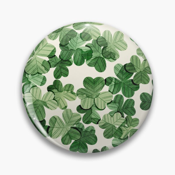 Item preview, Green watercolor shamrocks pattern. St Patrick’s day illustration  designed and sold by helga-wigandt.