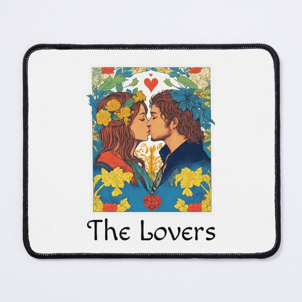 Item preview, Major Arcana The Lovers Tarot Card Love Symbol - Couple Goals designed and sold by Pixel Waite.