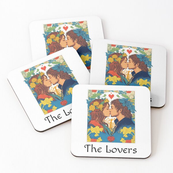 Item preview, Major Arcana The Lovers Tarot Card Love Symbol - Couple Goals designed and sold by Pixel Waite.