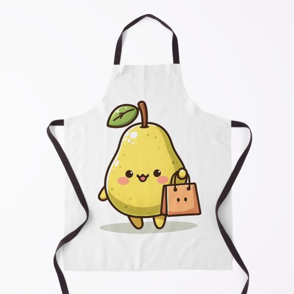 Item preview, Kawaii Pear With A Shopping Bag Shopping designed and sold by CanvasCutie.
