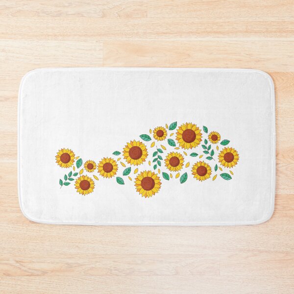 Item preview, Pretty well-flowered sunflower with leaves designed and sold by Jamildesign.