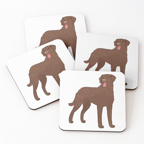 Item preview, Cute curly coated retriever dog  designed and sold by Yaragold.