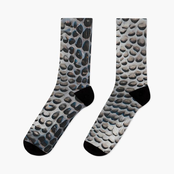 Item preview, Printed blue leather snake skin pattern designed and sold by brokenpones.