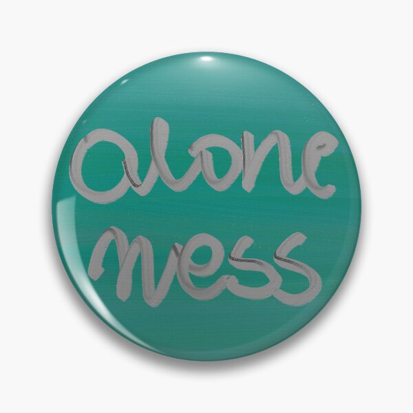 Item preview, ALONENESS word art print designed and sold by nataliavandalia.