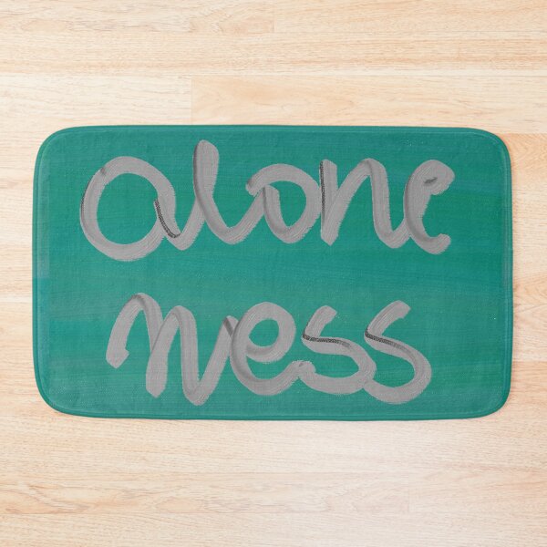 Item preview, ALONENESS word art print designed and sold by nataliavandalia.