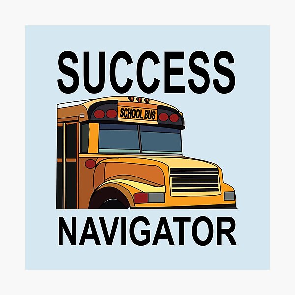 Item preview, Success Navigator School Bus Driver designed and sold by Nisha Prabhu.