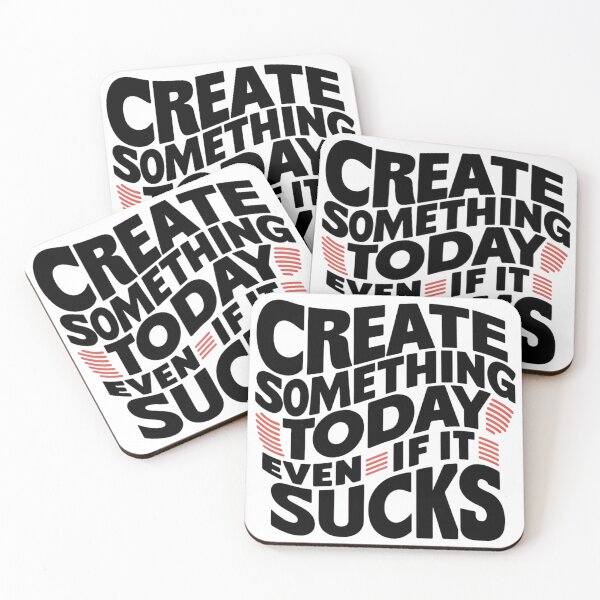 Item preview, Embrace Imperfection: Create Something Today, Even if It Sucks designed and sold by Colorful-Garden.