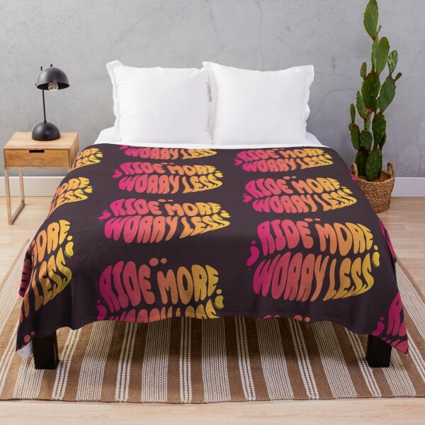 Item preview, Ride More Worry Less | 60s Psy Lettering designed and sold by monkeybusiness.pt.