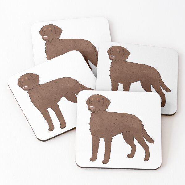 Item preview, Cute curly coated retriever dog  designed and sold by Yaragold.