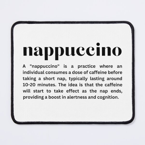 Item preview, Nappuccino Meaning Design, Coffee before sleep designed and sold by JeSuisAgnes.