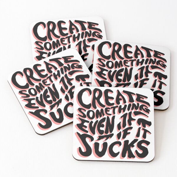 Item preview, Embrace Imperfection: Create Something Today, Even if It Sucks designed and sold by Colorful-Garden.