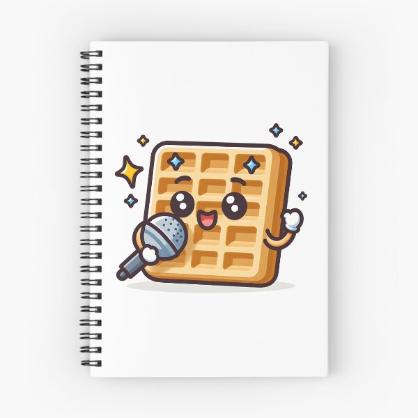 Item preview, Kawaii Waffle With Microphone designed and sold by CanvasCutie.