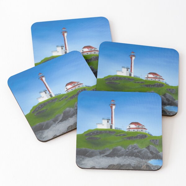 Item preview, Cape Forchu Lighthouse, Yarmouth NS designed and sold by M.E.Mackenzie Art.