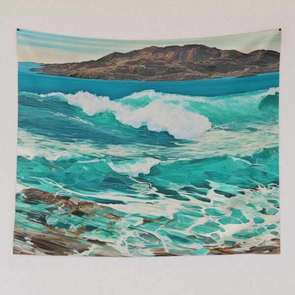 Item preview, Badaist Ocean Art designed and sold by Health And Fitness Posts e-Store.