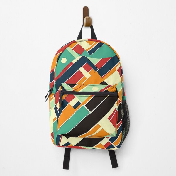Item preview, Abstract Multicolour Diagonal Block & Lines designed and sold by Alfredus.