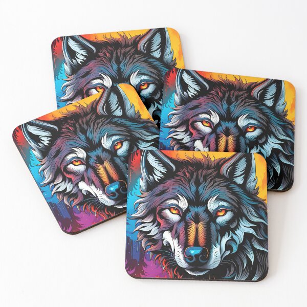 Item preview, Black Wolf, Ai Generated Art  designed and sold by ACC .