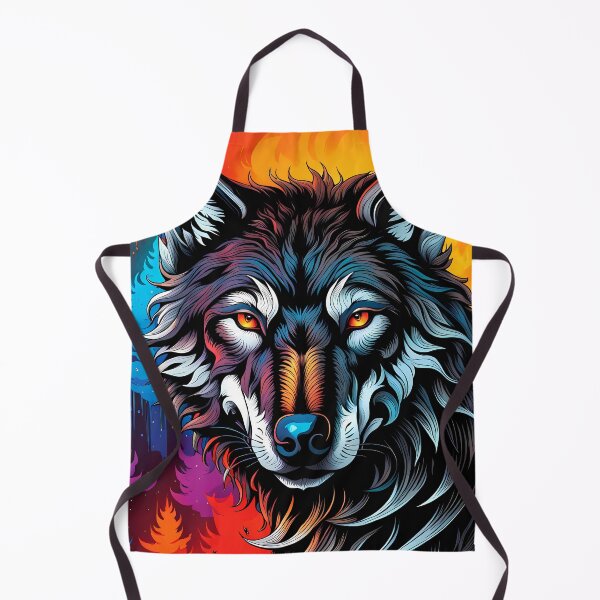 Item preview, Black Wolf, Ai Generated Art  designed and sold by ACC .