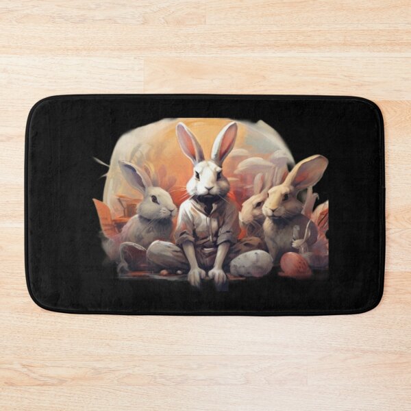 Item preview, Rabits happy easter designed and sold by products4urduke.