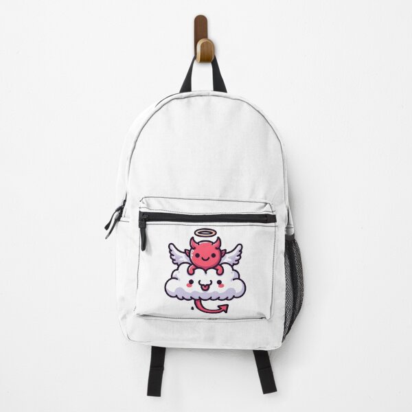 Item preview, Kawaii Buoyant Demon: Wearing Angel Wings designed and sold by CanvasCutie.