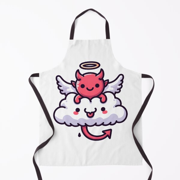 Item preview, Kawaii Buoyant Demon: Wearing Angel Wings designed and sold by CanvasCutie.
