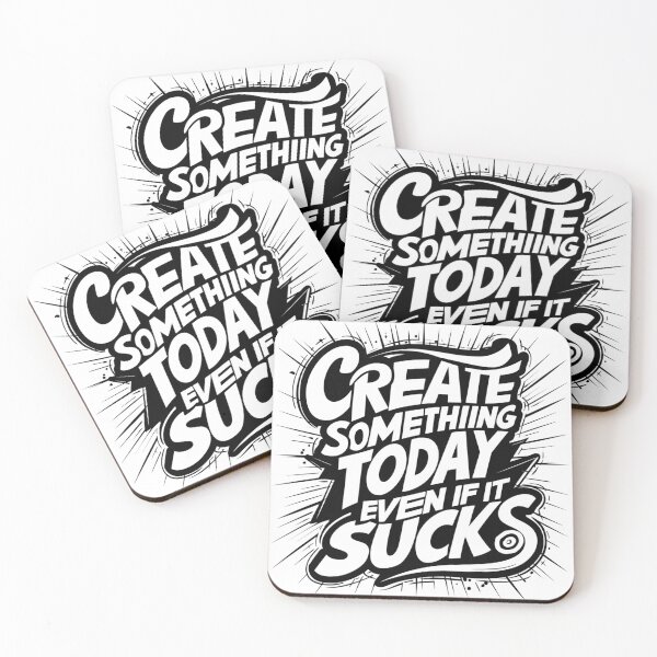 Item preview, Embrace Imperfection: Create Something Today, Even if It Sucks designed and sold by Colorful-Garden.