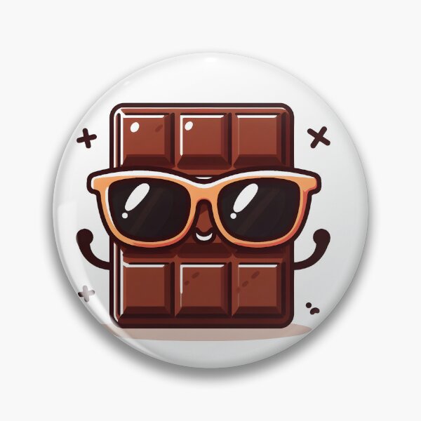 Artikelvorschau, Kawaii-Schokolade mit Sonnenbrille entworfen und verkauft von CanvasCutie.