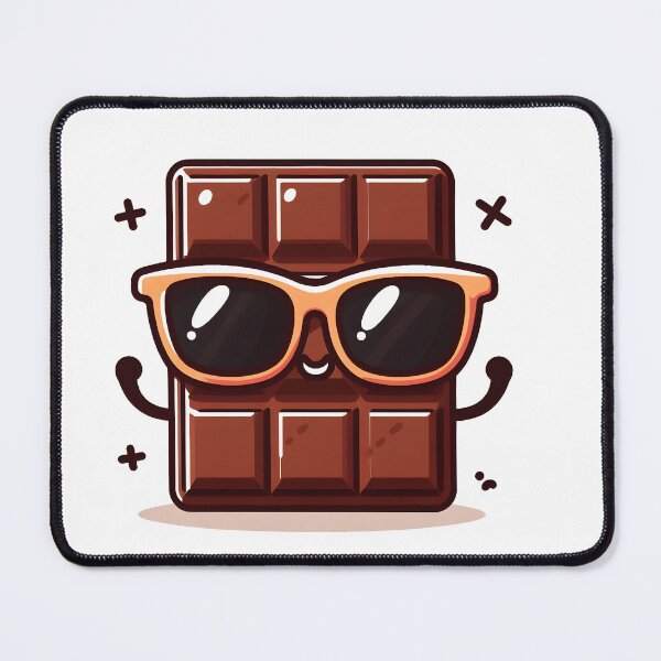 Item preview, Kawaii Chocolate With Sunglasses designed and sold by CanvasCutie.