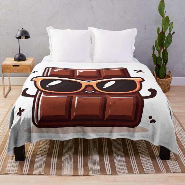 Item preview, Kawaii Chocolate With Sunglasses designed and sold by CanvasCutie.