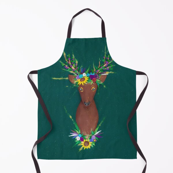Item preview, Crowned Deer - Deer in Flower Crown Design designed and sold by DeidreDreams.