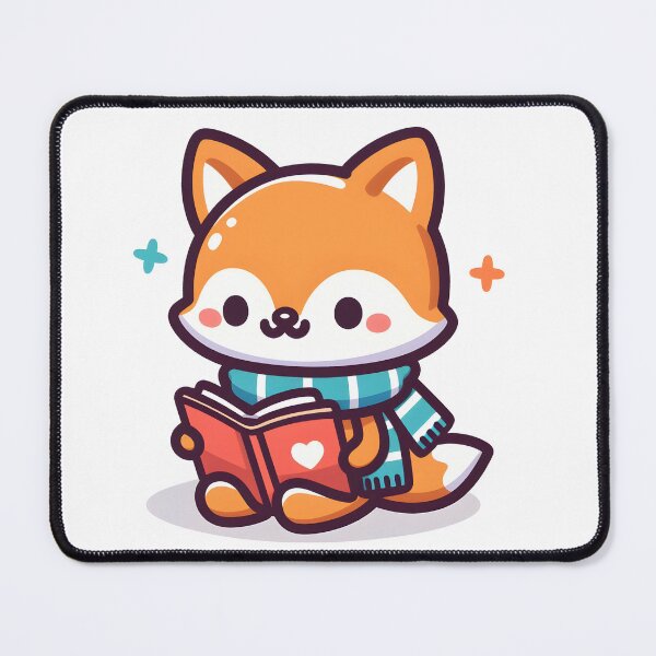 Item preview, Kawaii Fox With Scarf designed and sold by CanvasCutie.