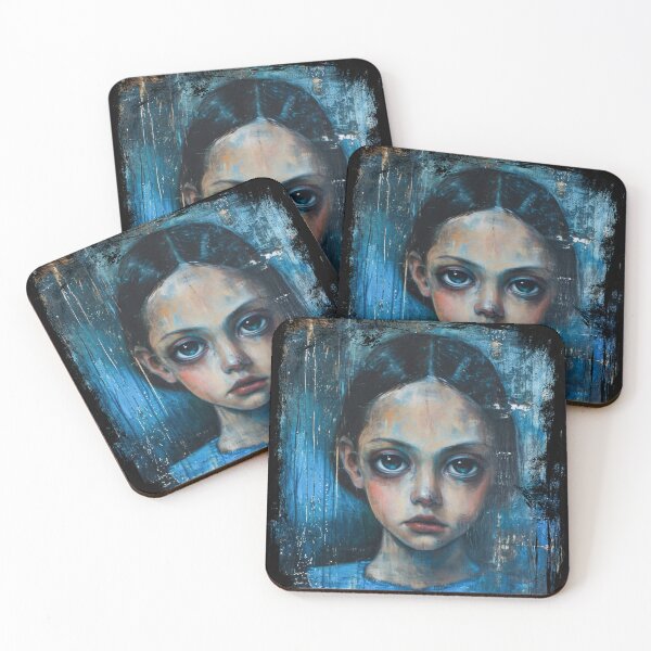 Item preview, Big Eyes Blue designed and sold by AllTheFaeThings.