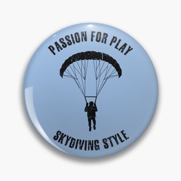 Item preview, Black silhouette of a parachutist designed and sold by HarridanCreates.